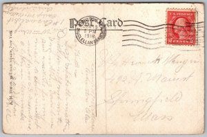 Vtg Anniston Alabama AL Mess Camp Fort McClellan US Army 1918 Postcard