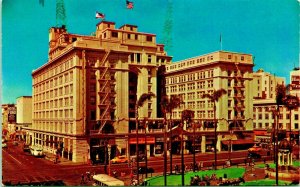 US Grant Hotel San Diego California CA UNP Vtg Chrome Postcard Plastichrome