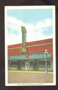 ALBUQUERQUE NEW MEXICO ROUTE 66 COURT CAFÉ RESTAURANT ROUTE 66 OLD POSTCARD