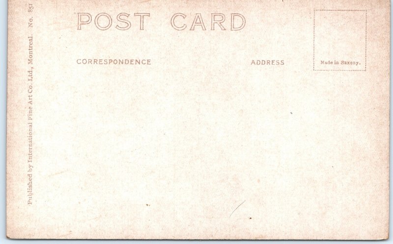 c1910s Caughnawaga, Canada Postcard Iroquois Indian Village Waterfront St A368