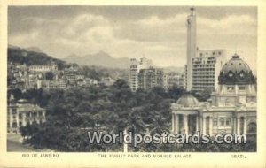 Public Park, Monroe Palace Rio De Janeiro Brazil Unused 