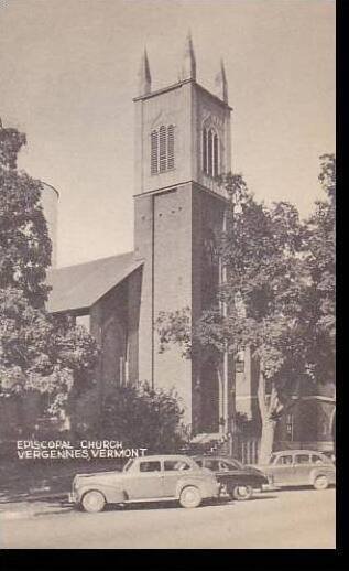 Vermont Vergennes Episcopal Church Collotype