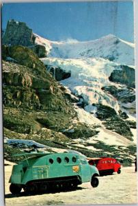 Snowmobiles in Canadian Rockies, Alberta Canada Columbia Icefields Postcard J06