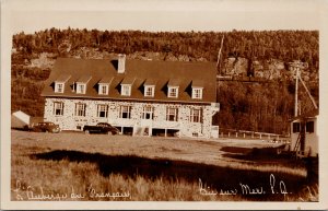 L'Auberge du Français Bic Sur Mer Quebec QC Unused Michel RPPC Postcard H7