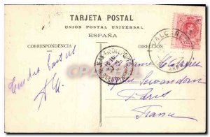 Postcard Old Roncesvalles Navarra Lugar of Batella Carlo Magno