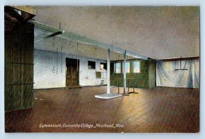 Moorhead Minnesota MN Postcard Gymnasium Concordia College 1909 Vintage Antique