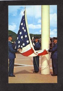 CO US Flag United States Air Force Academy Cadets Colorado Springs Postcard