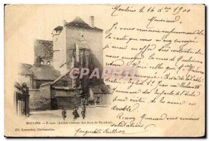 Old Postcard Moulins Prison former castle of the Dukes of Bourbon