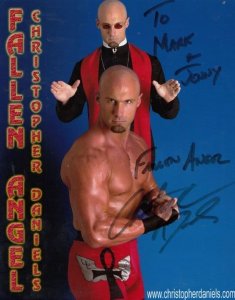Christopher Daniels Wrestler American Wrestling Curry Man Hand Signed 10x8 Photo