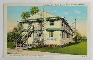 Missouri Camp Crowder One of Fine Guest Houses Postcard S20