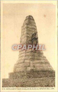 Old Postcard 3115 Blue Devils monument to the great ball Militaria