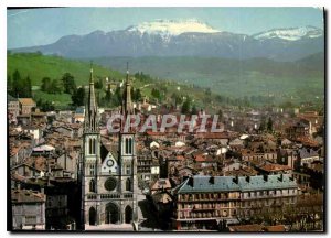 Postcard Modern Vouron Chartreuse Isere L'Eglise Saint Bruno City and Massiif...