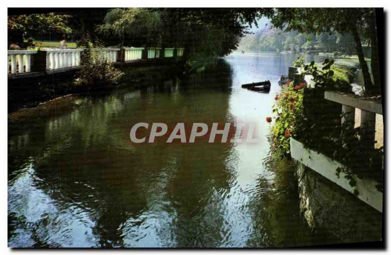 Postcard Modern Hotellerie du Moulin Vey Le Vey For Clecy The terrace on the ...