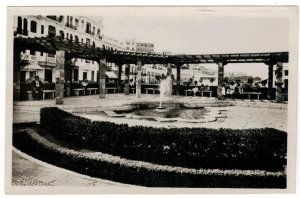 Morocco 1940 Unused Postcard Tangier Fountain New Pergola Tanger Flowers