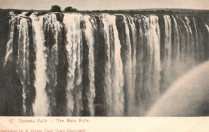 South Africa, Victoria Falls Main Falls Peters Cape Town, Vintage Postcard