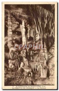 Old Postcard Saint Cere Cave Presque Parasol