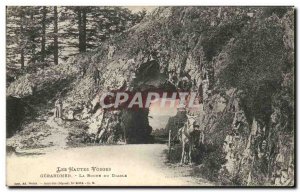 Old Postcard The High Vosges Gerardmer La Roche Du Diable