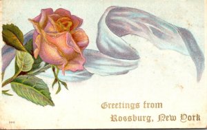 Greetings From Rosburg New York 1911