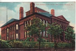 PA   BRADDOCK   PUBLIC SCHOOL  1909 postcard