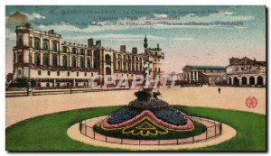 Postcard Old St Germain en Laye Le Chateau L & # 39eglise the station view of...