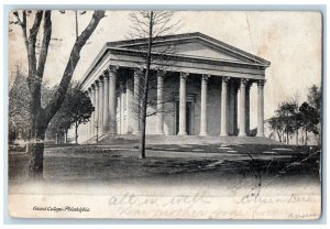 1906 Girard College Exterior Building Philadelphia Pennsylvania Antique Postcard 
