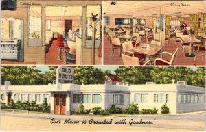 AR, Ft Smith  OLD SOUTH RESTAURANT~National Glass Mfg Advertising 1946 Postcard