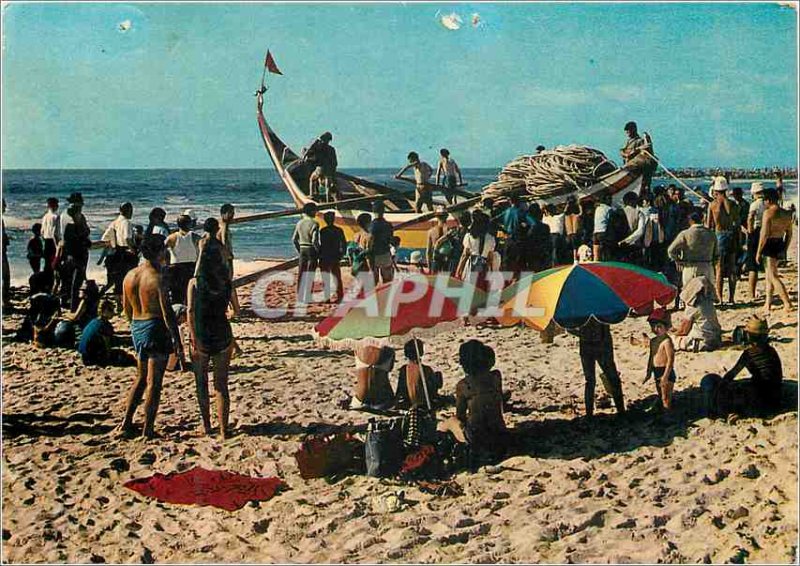 Postcard Modern Bathing Season Praia da Vieira Leiria