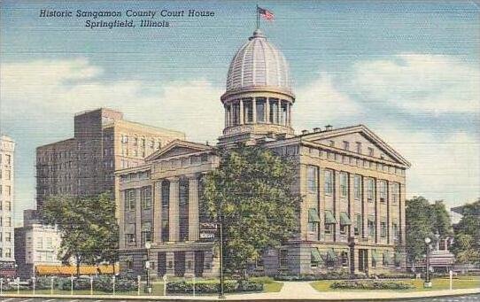 Illinois Springfield Historic Sangamon County Court House