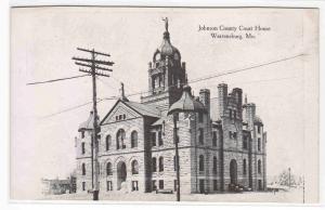 Court House Warrensburg Missouri 1910c postcard