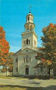 BENNINGTON, VT Vermont    OLD FIRST CHURCH     Chrome Postcard