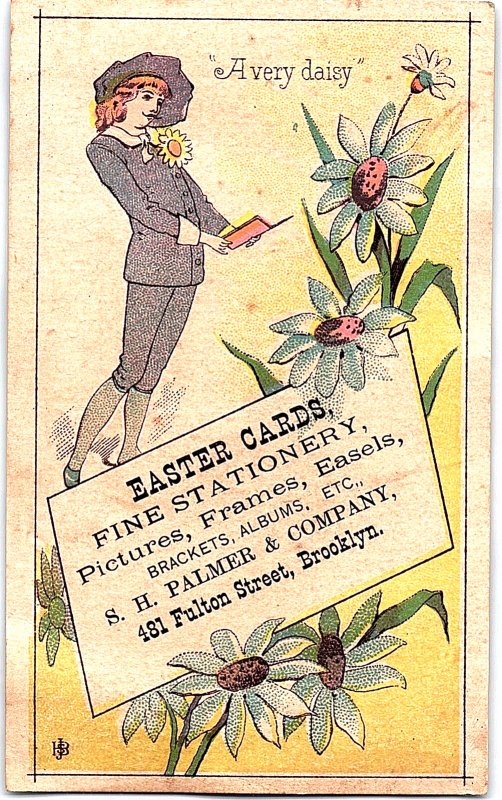 Oscar Wilde Easter S. H. Palmer & Company Trade Card P133