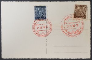 GERMANY THIRD 3RD REICH ORIGINAL PROPAGANDA POSTCARD ADOLF HITLER