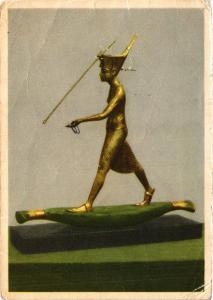 CPM EGYPTE Tut Ankh Amen's Treasures. King crowned with the red crown (343568)