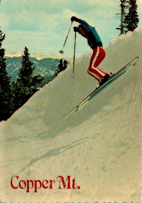 Colorado Rocky Mountains Skiing On Copper Mountain