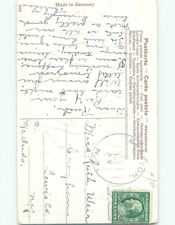 Divided-Back VALENTINE DAY SCENE Great Postcard W7780