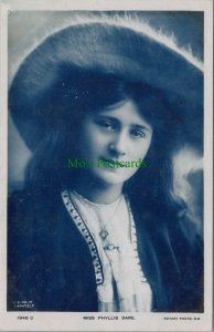 Actress Postcard - Miss Phyllis Dare   SW13206