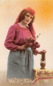 Tinted Glamore Woman Postcard