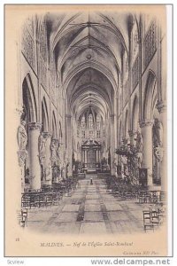 Interior, Nef De l'Eglise Saint-Rombaut, Malines (Antwerp), Belgium, 1900-1910s