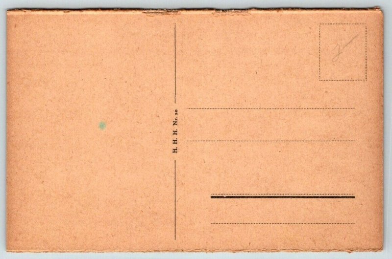 Hamburg  Germany   Harbor  Postcard