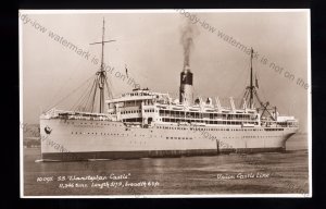 UC003 - Union Castle Liner - Llanstephen Castle - postcard