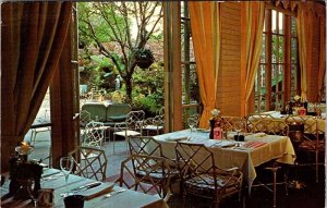 Postcard RESTAURANT SCENE Houston Texas TX AK2826