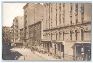 c1910's West Village Jones St. Store Wagon New York City NYC RPPC Photo Postcard 