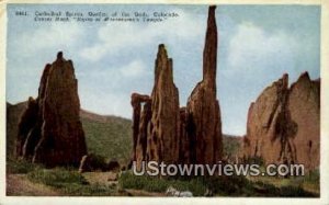 Cathedral Spires - Garden of the Gods, Colorado CO  