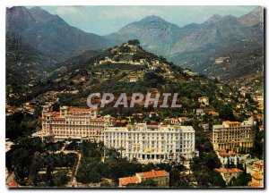 Postcard Moderne Menton AM The Hill of the Annunciation