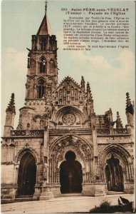 CPA SAINT-PERE-sous-VEZELAY Facade de l'Eglise (1198596)