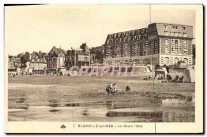 Old Postcard Blonville Sea Grand Hotel