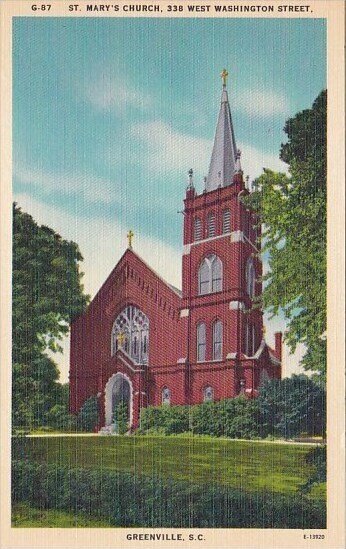 Saint Marys Church 338 West Washington Street Greenville South Carolina
