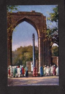 India Delhi Great Arch Pillar Kutub Minar Raphael Tuck's Tuck Postcard O...