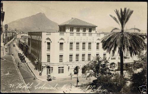 mexico, MONTEREY, Hotel Colonial (1930s) RPPC