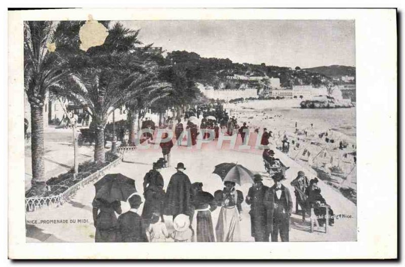 Old Postcard Nice Promenade du Midi